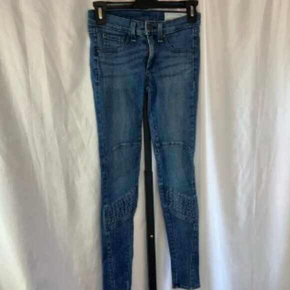 Rag & Bone Moto Style Skinny Jeans, size 24 - Picture 1 of 5